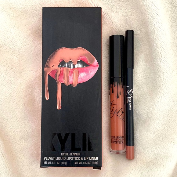 Kylie Cosmetics Other - NEW IN BOX Kylie Cosmetics Velvet Liquid Lipstick & Lip Liner Lip Kit - Bare